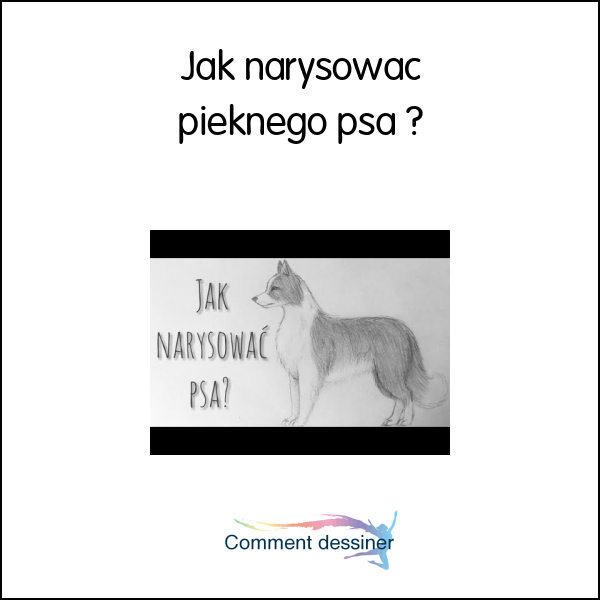 Jak narysować pięknego psa